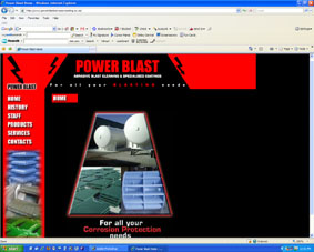 Power Blast Web Home